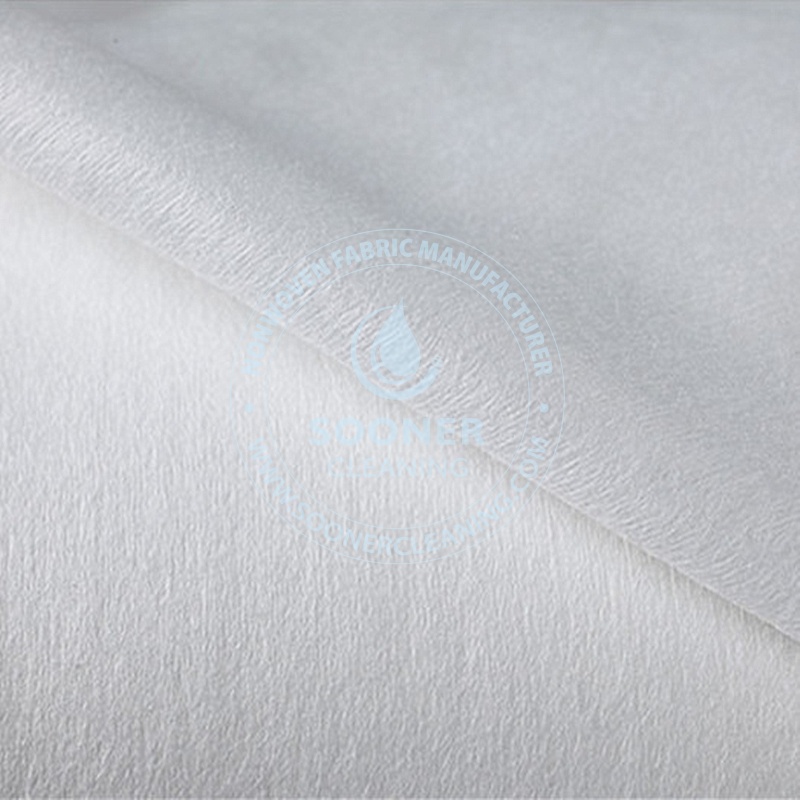 Spunlace nonwoven fabric for soaker pad