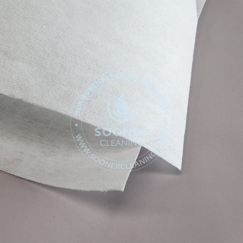 Organic flushable wipes fabric