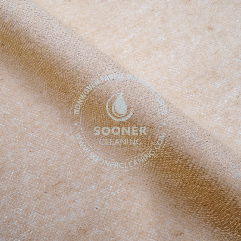 Woodpulp PP Apertured Spunlace Fabric