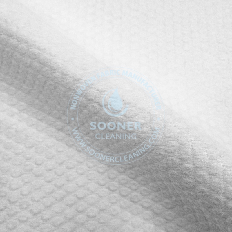 Extra thick biodegradable spunlace nonwoven fabric