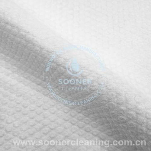 Customized plastic free wipes material fabric spunlace