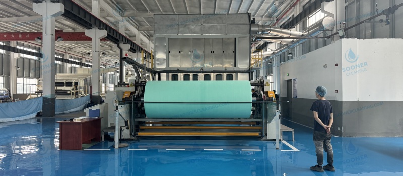 What are the advantages of wet-laid composite spunlace nonwoven production technology?